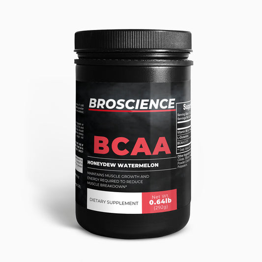 Post workout supplement by Broscicence with BCAA and L-Glutamine